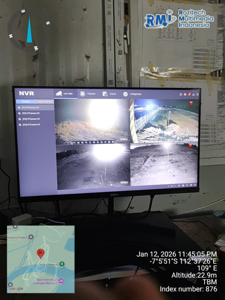 HEBANG GRESIK PROJECT — INSTALASI INFRASTRUKTUR JARINGAN FIBER OPTIC, TIANG OUTDOOR, SERVER & CCTV - Slide 3