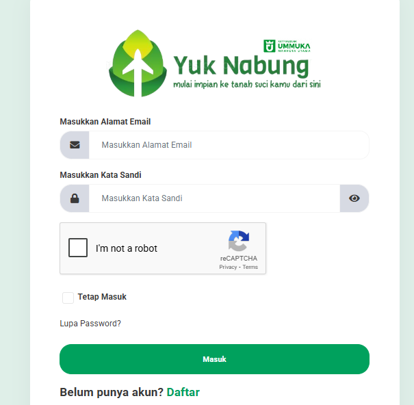 Aplikasi Nabung Umroh