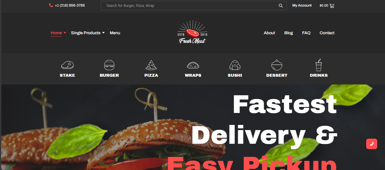 Website Woo Food