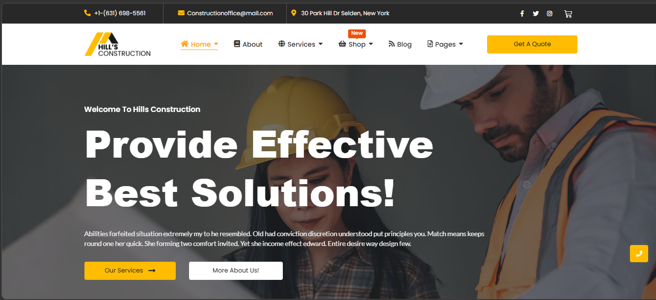 Web Construction  Premium
